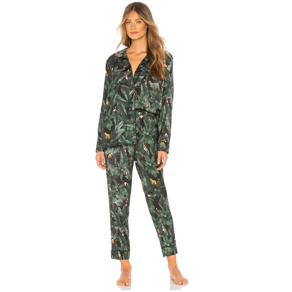 Plush x REVOLVE NWT Jungle Sleep Set | Size XS - Picture 1 of 3